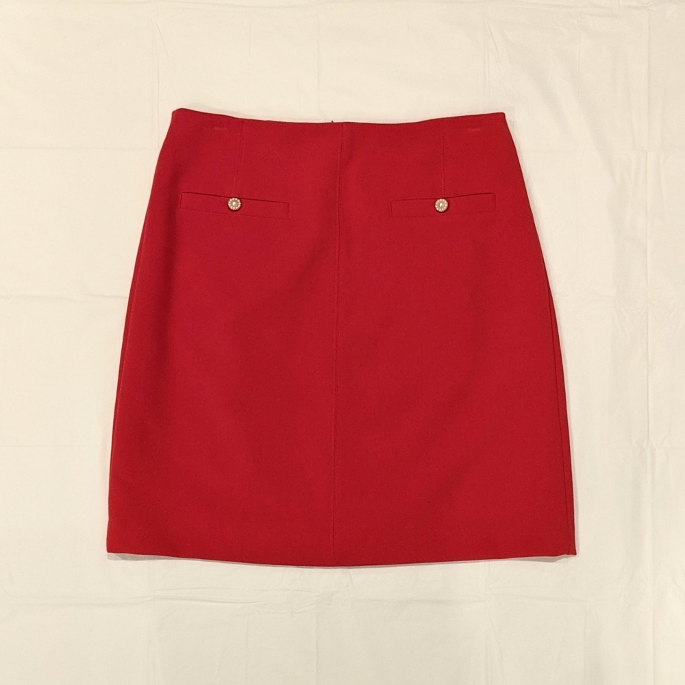 Elegant Red Women's Skirt